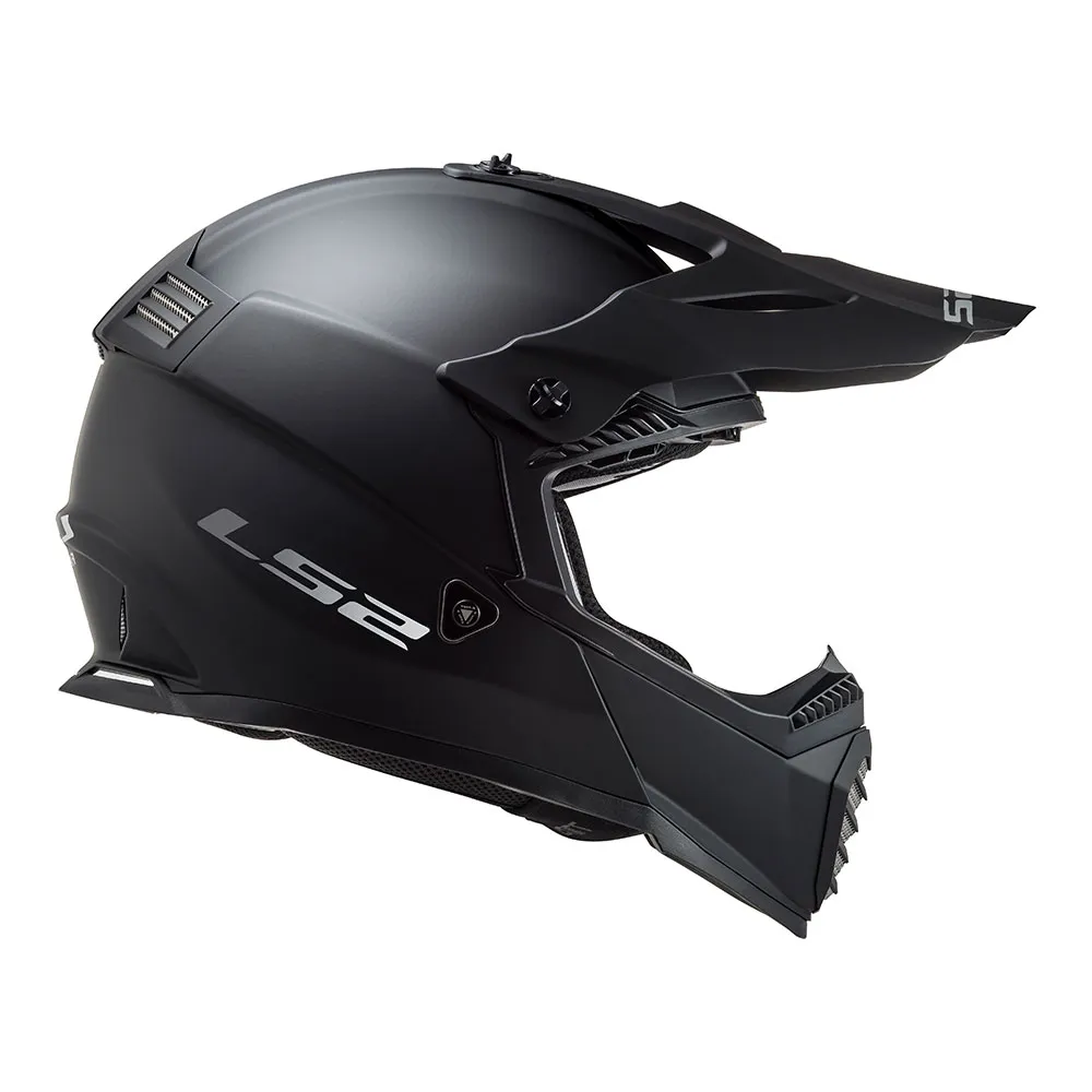 Capacete LS2 Fast MX437 Preto Fosco