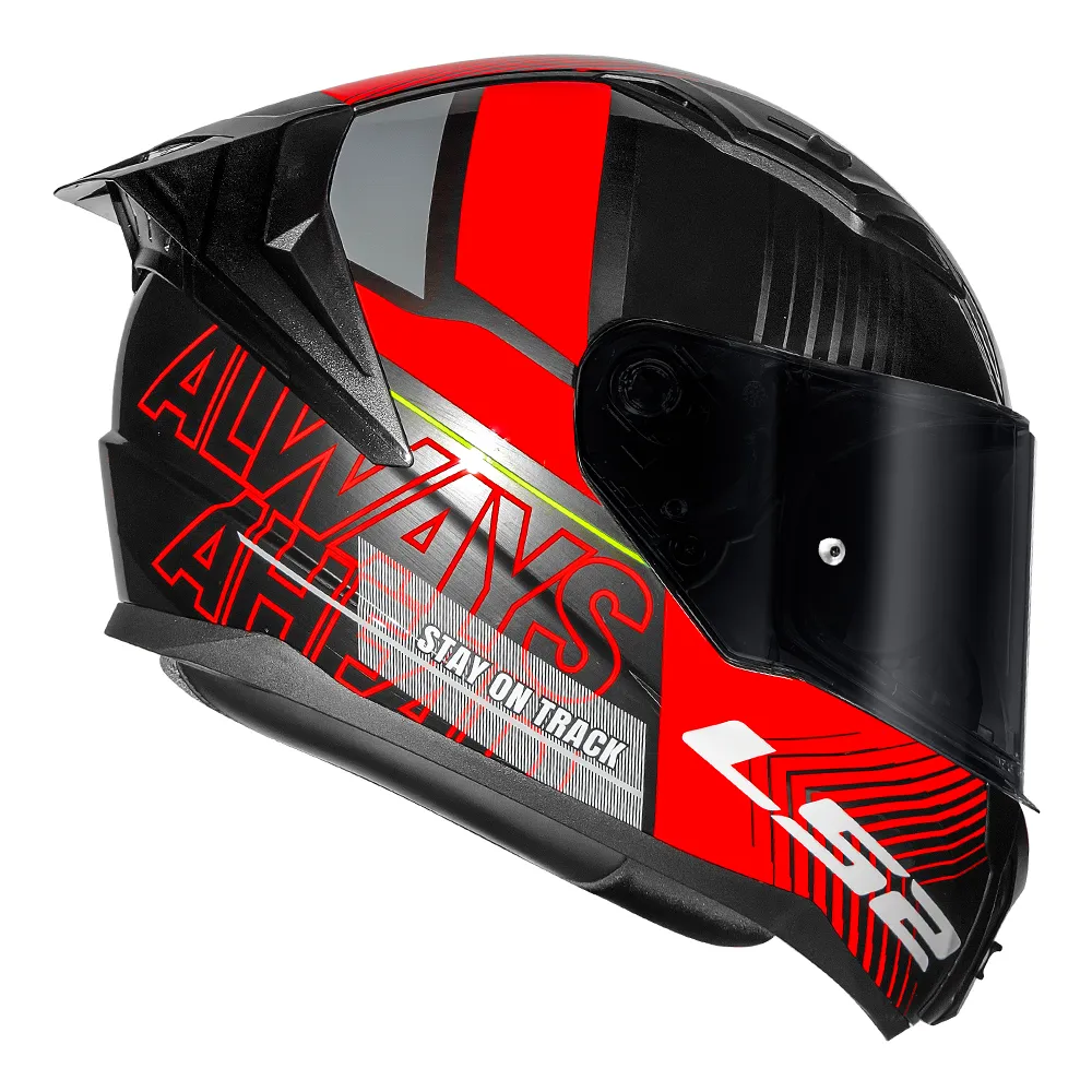 Capacete LS2 FF810 Vigo Shift Jeans Titanium Red