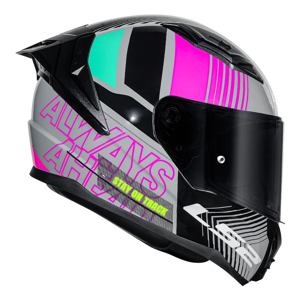 Capacete LS2 FF810 Vigo Shift Light Grey/Pink