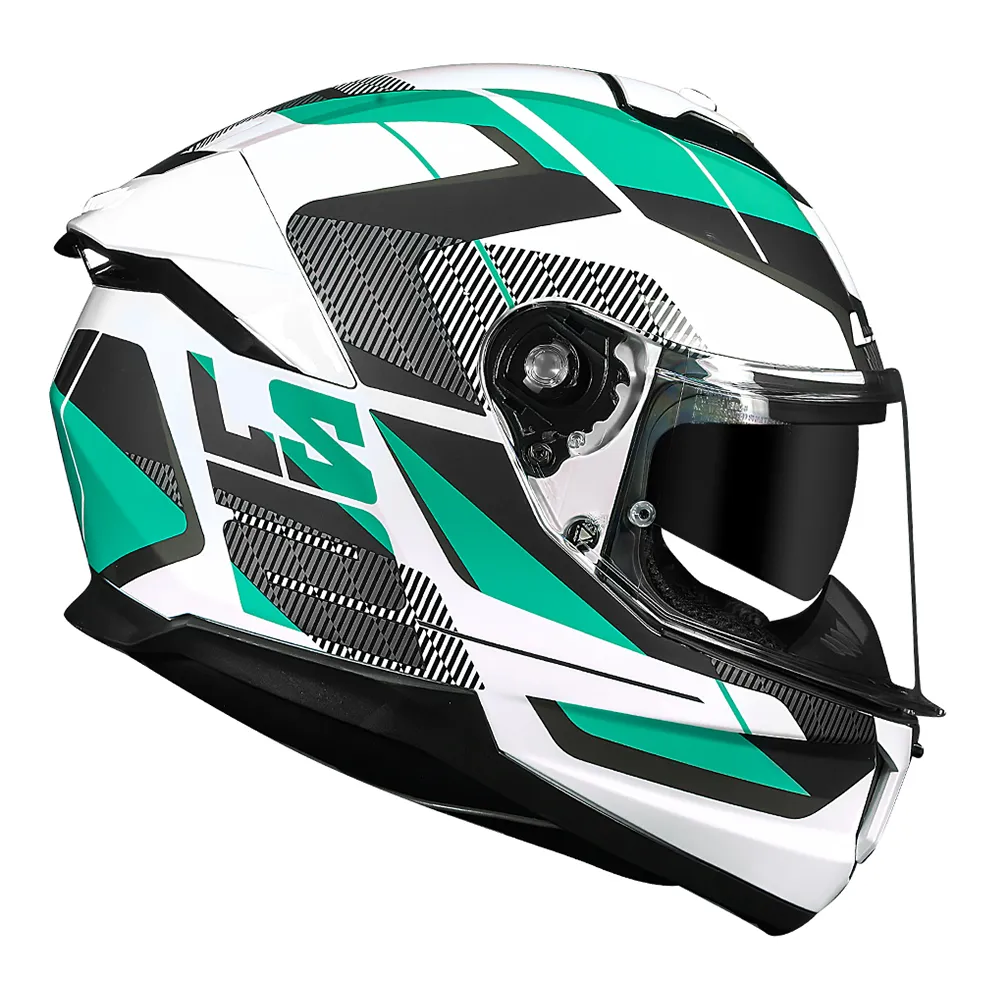 Capacete LS2 Stream II Road White/Green